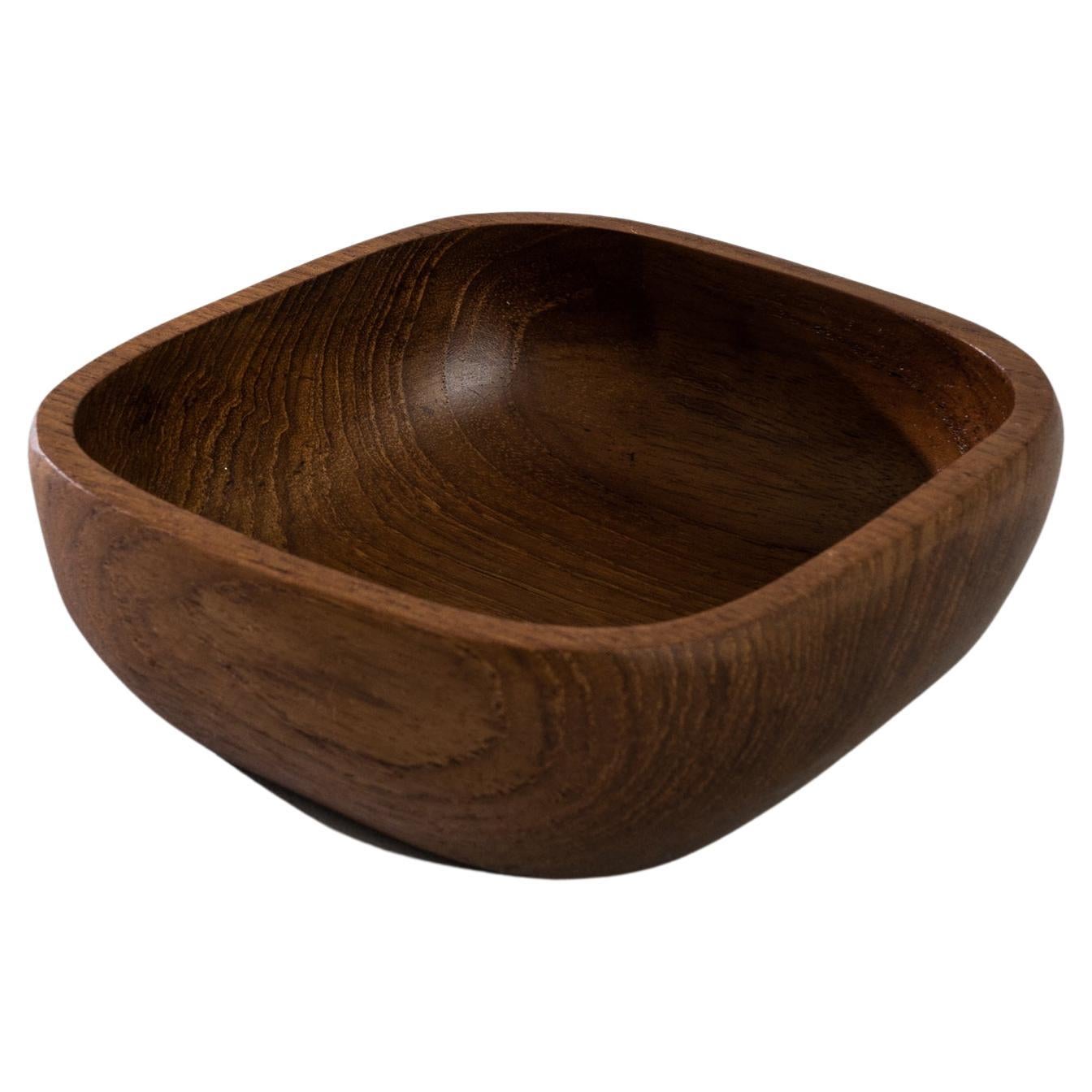 1970s Danish Teak Bowl For Sale