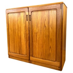 Vintage 1970s Danish Teak Gentlemen's Armoire