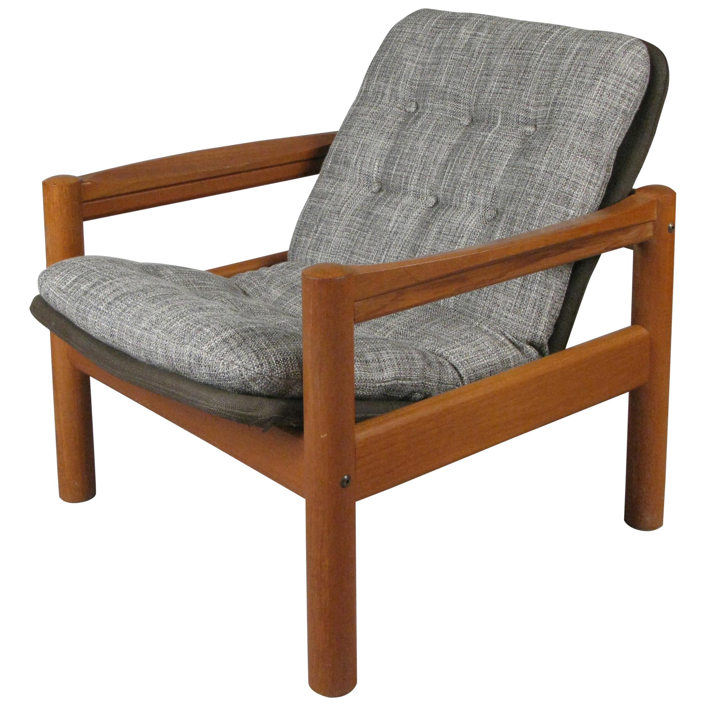 1970s Danish Teak Lounge Chair by Domino Møbler