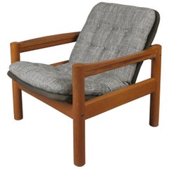 1970s Danish Teak Lounge Chair by Domino Møbler