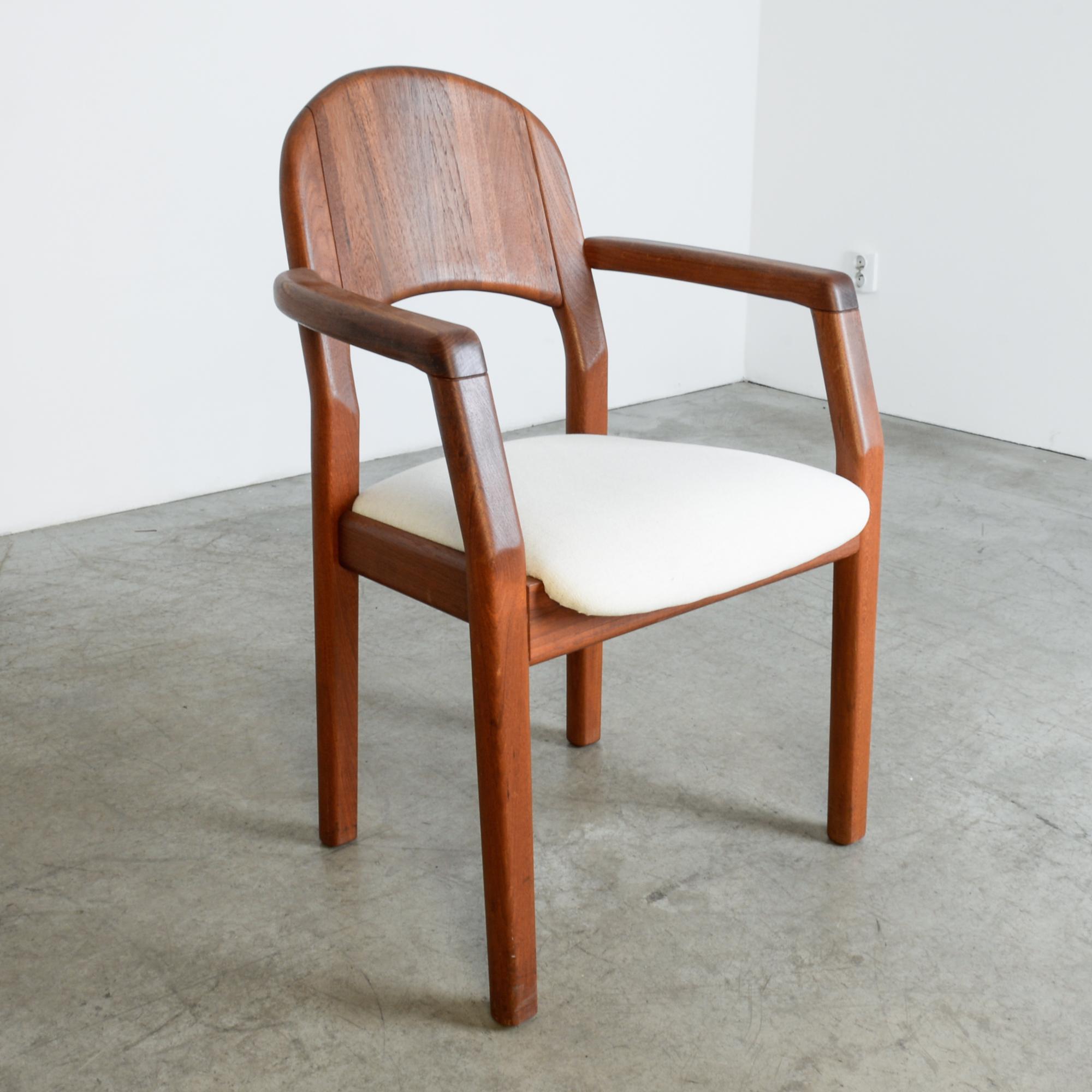 1970s Danish Teak Upholstered Dining Chairs, Set of Six 5
