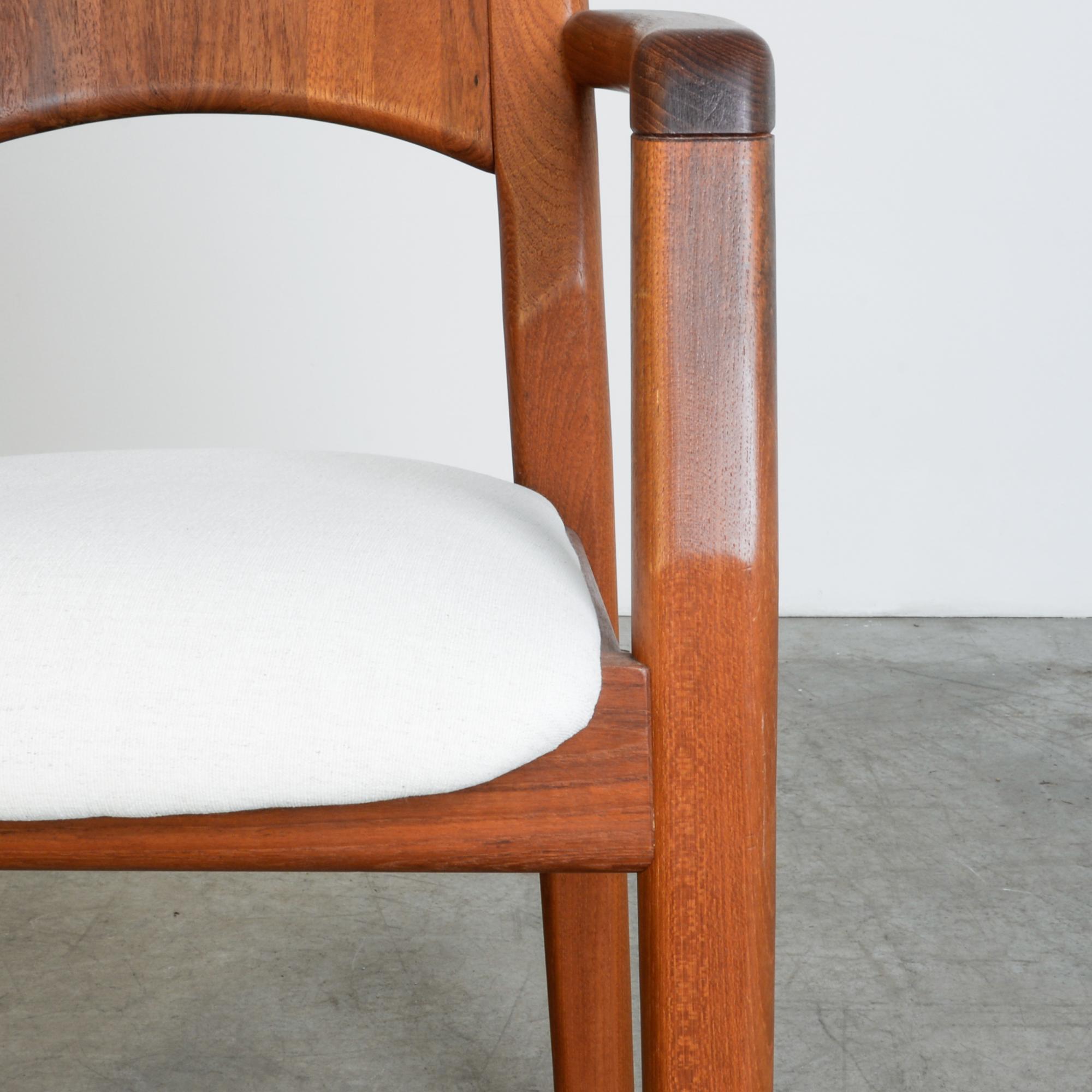 1970s Danish Teak Upholstered Dining Chairs, Set of Six 7