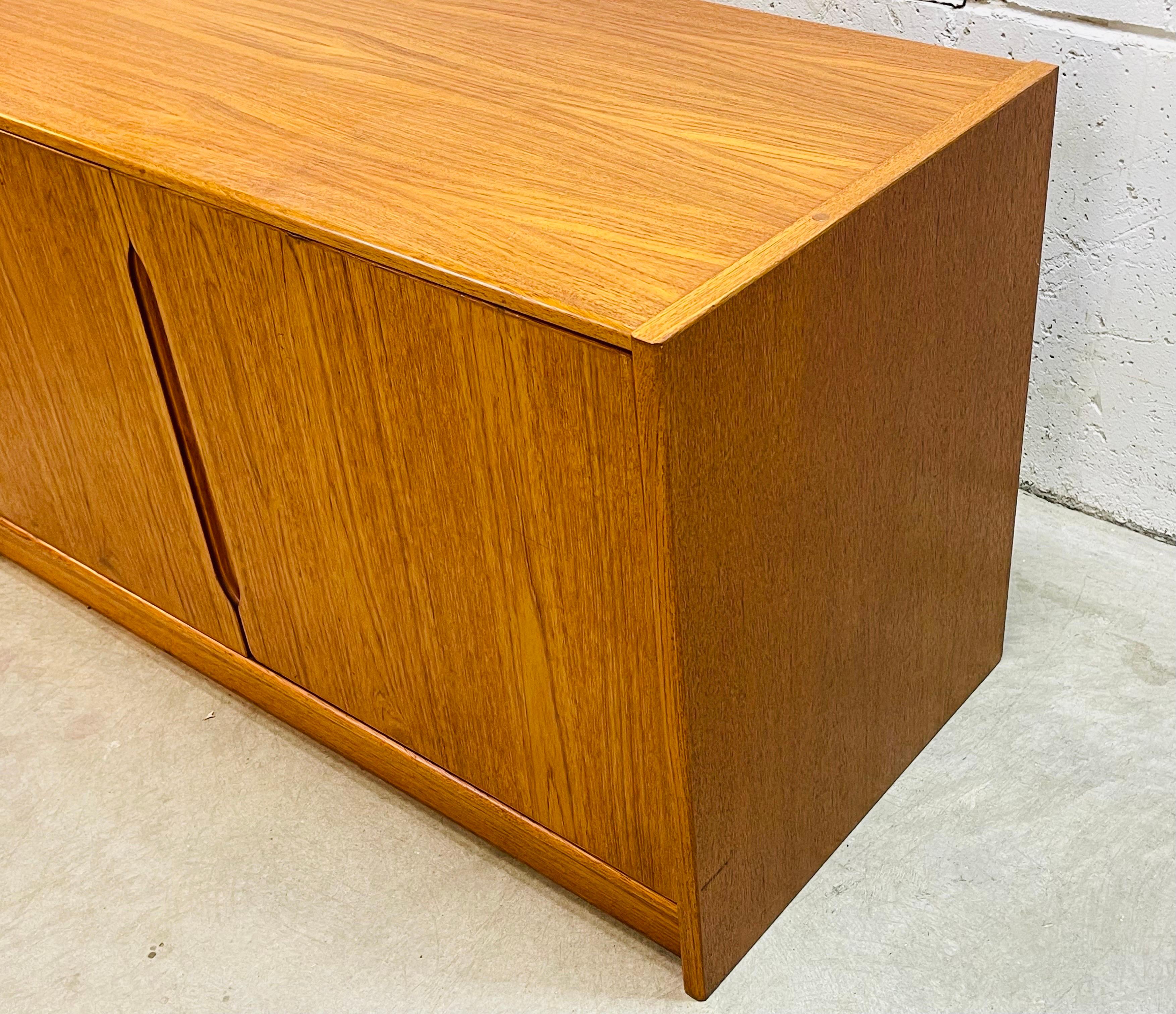 1970s Danish Teak Wood Storage Cabinet For Sale 5