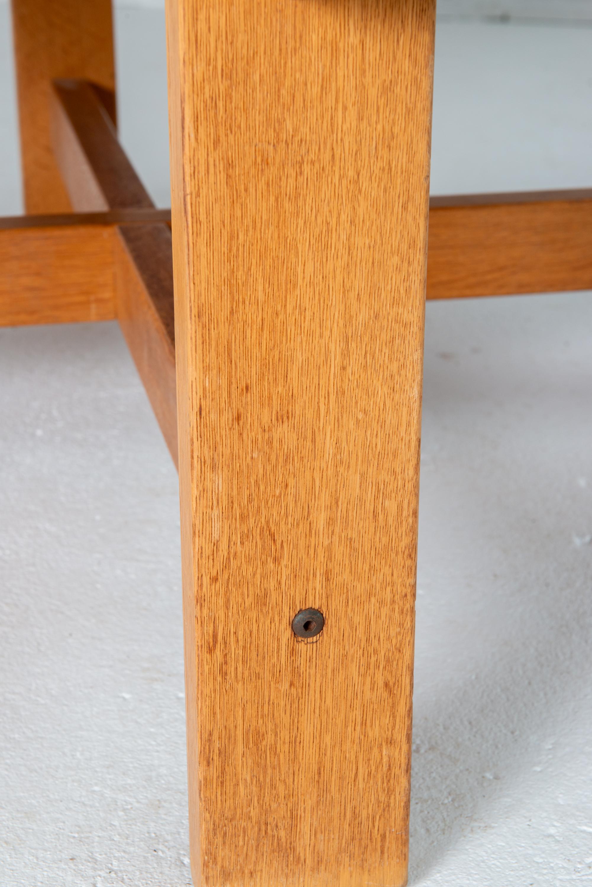 Piano in piastrelle danese degli anni '70  e tavolino in teak, Ox Art in vendita 5