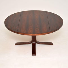 1970's Danish Vintage Drop Leaf Coffee Table