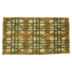 Tapis danois en laine des années 1970