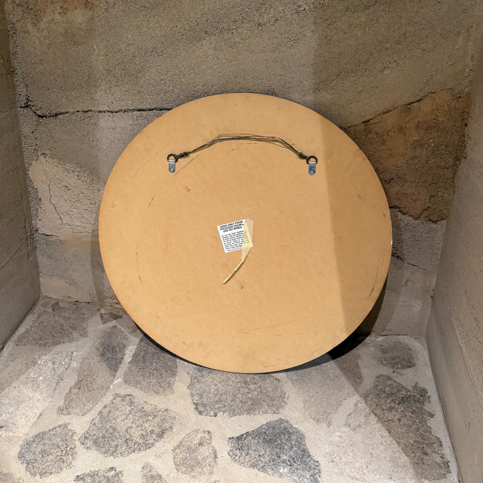 1970s David Marshall Circular Wall Mirror Églomisé Neoclassical Revival For Sale 1