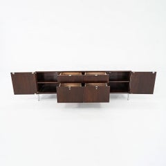 1970s Davis Allen for Stow Davis 4-Position Credenza in Walnut or Mahogany