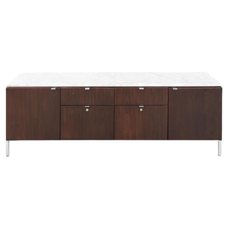 1970s Davis Allen for Stow Davis 4-Position Credenza in Walnut or Mahogany
