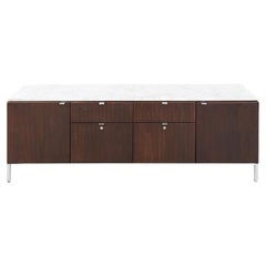1970s Davis Allen for Stow Davis 4-Position Credenza in Walnut or Mahogany