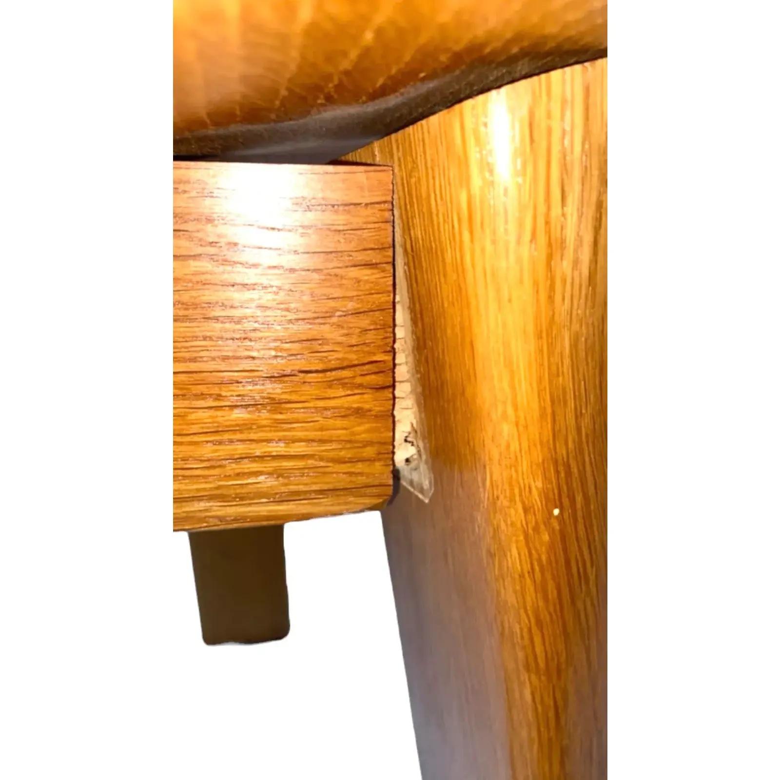 Mid-Century moderno 1970s De Puydt Brutalist High Back Dining Chairs, Set of 6 in vendita