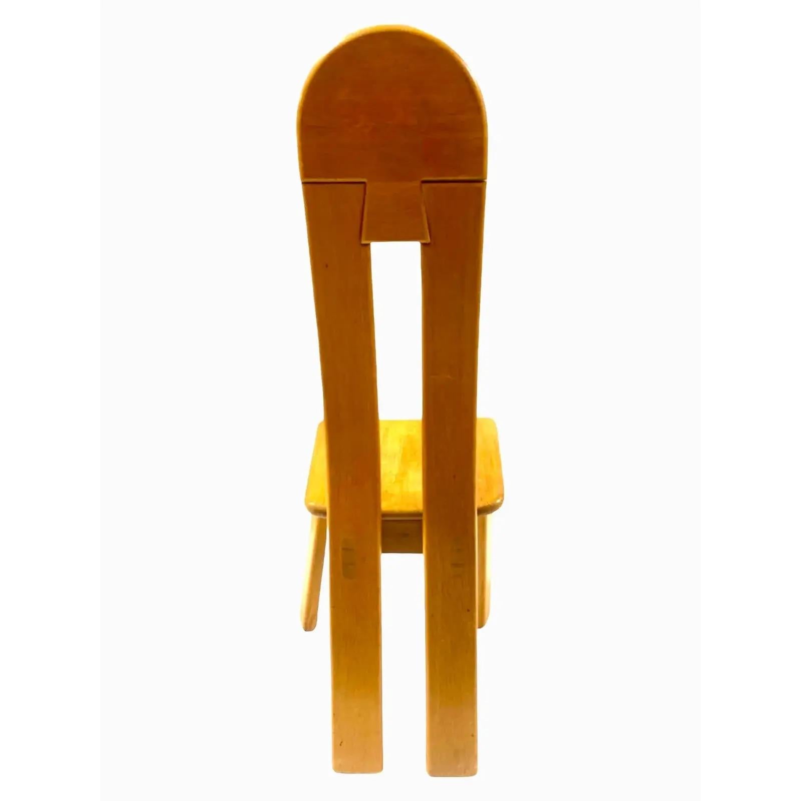 1970s De Puydt Brutalist High Back Dining Chairs, Set of 6 In condizioni buone in vendita a West Hollywood, CA
