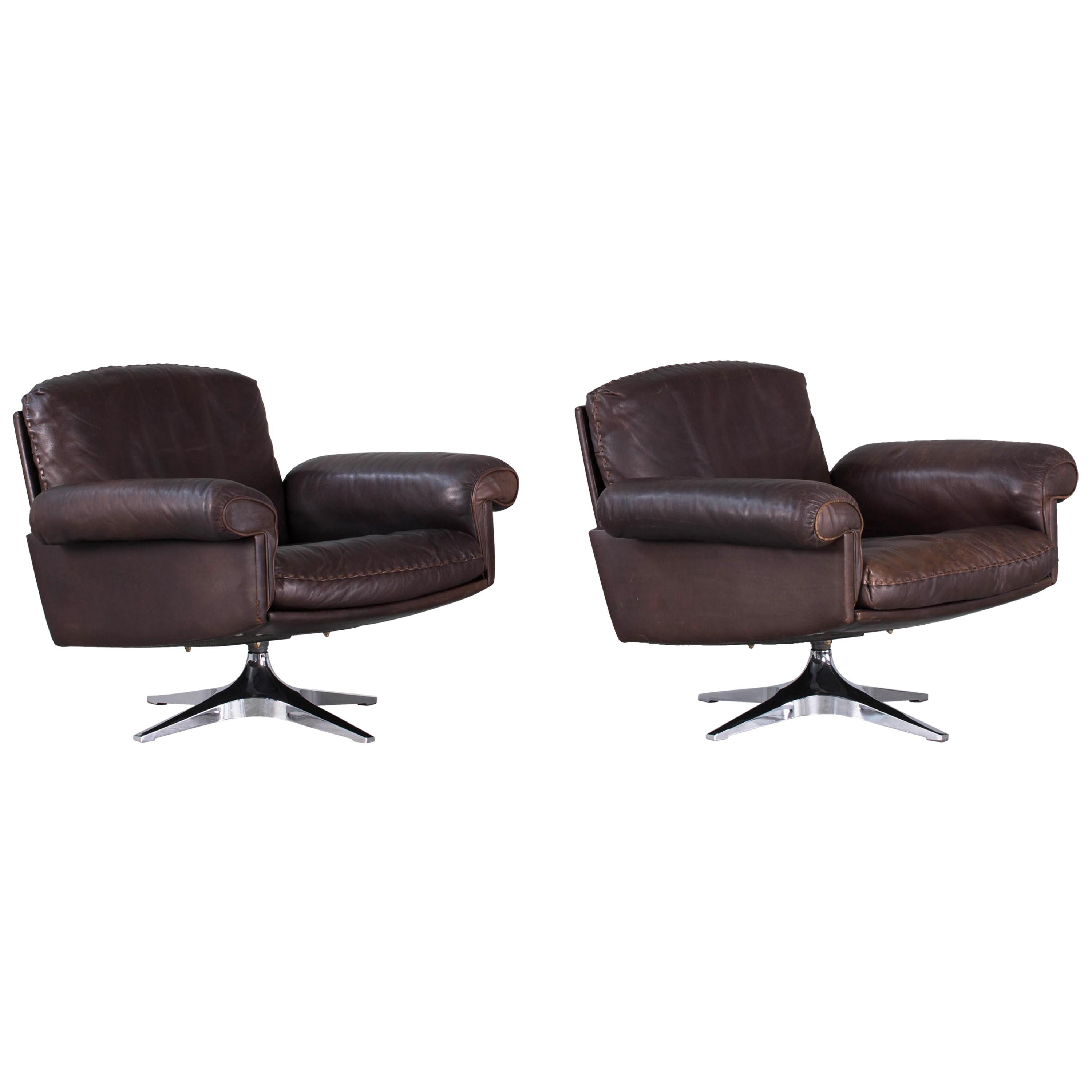 1970s De Sede Armchairs Model DS31