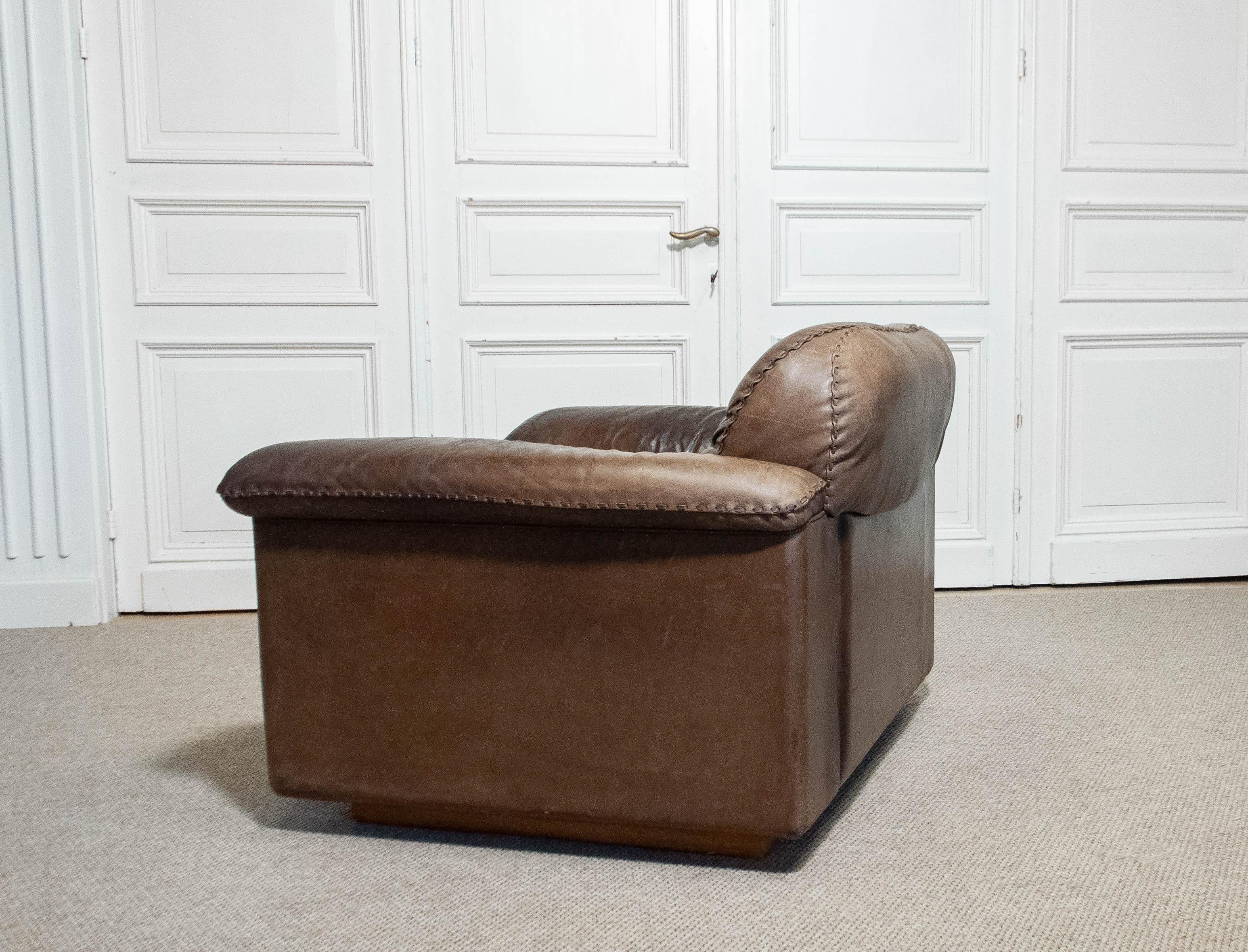 1970s , De Sede DS-101 Lounge Chair and Ottoman, Switzerland 5