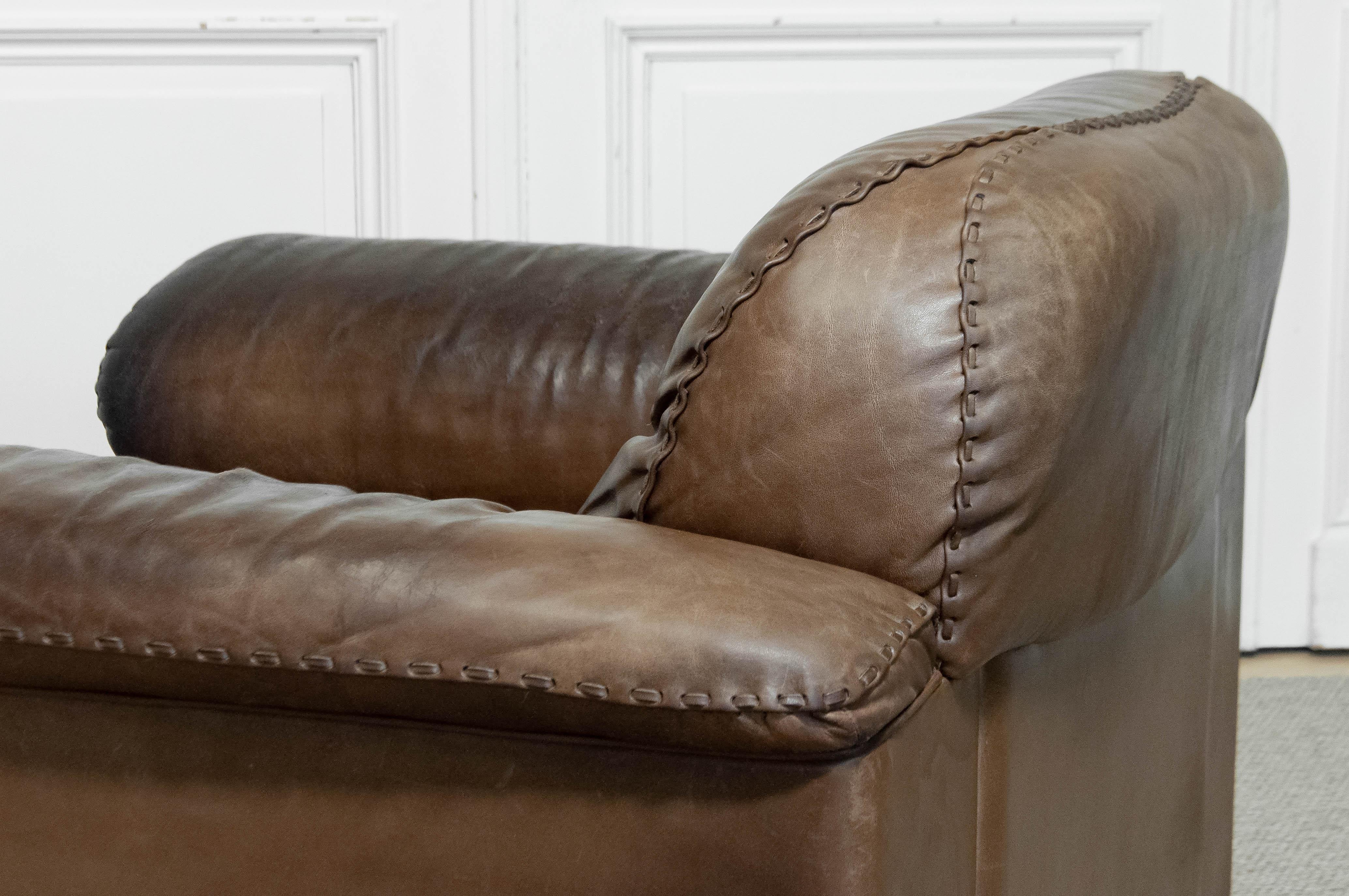 1970s , De Sede DS-101 Lounge Chair and Ottoman, Switzerland 8