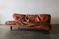 1970s De Sede DS 169 Leather Sleeper Sofa by Ernst Ambühler