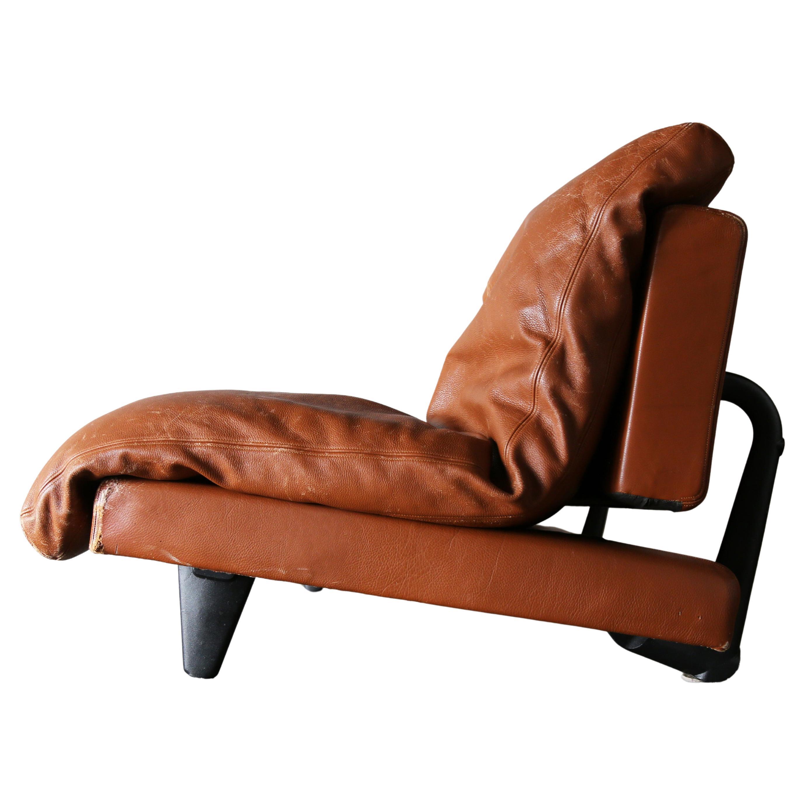 1970er De Sede DS 169 Leder Schlafsofa von Ernst Ambühler