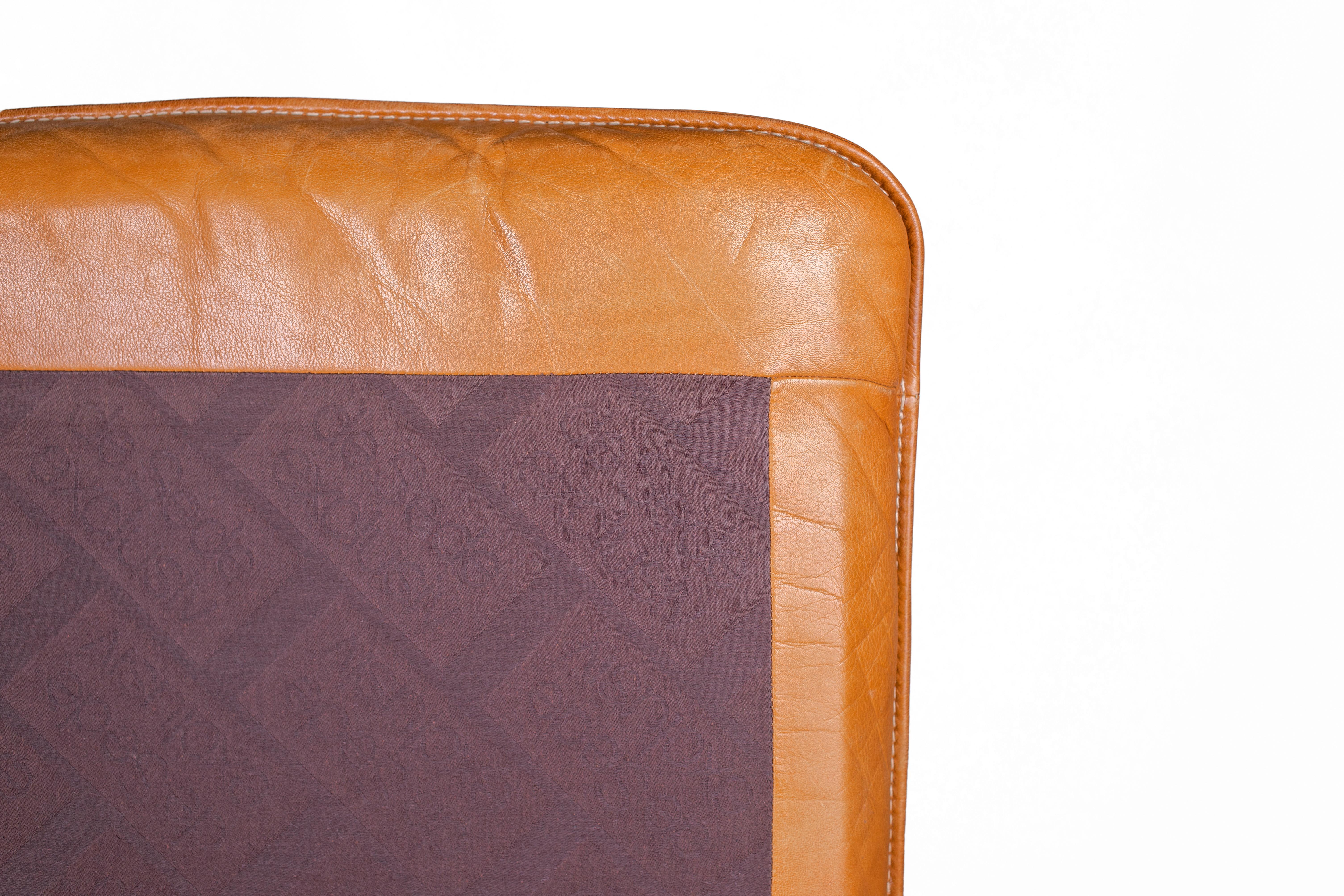 1970s De Sede Ds-61 in Cognac Vegetable Dyed Leather 3 Seat Sofa 8