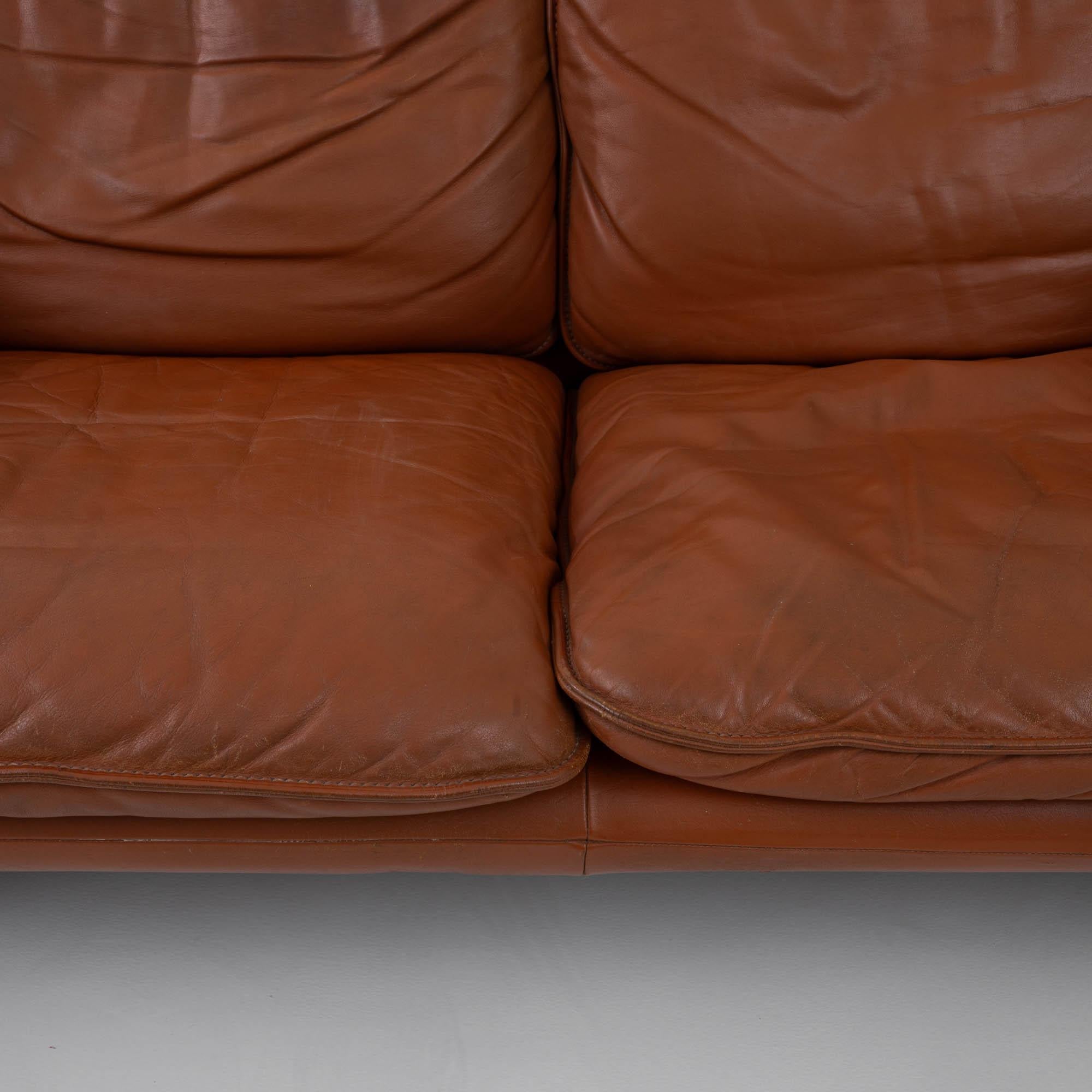 1970s De Sede DS61 Leather Sofa For Sale 7