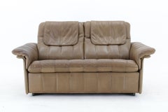 1970s De sede Exclusive Buffalo Leather 2- Seater Sofa , Switzerland
