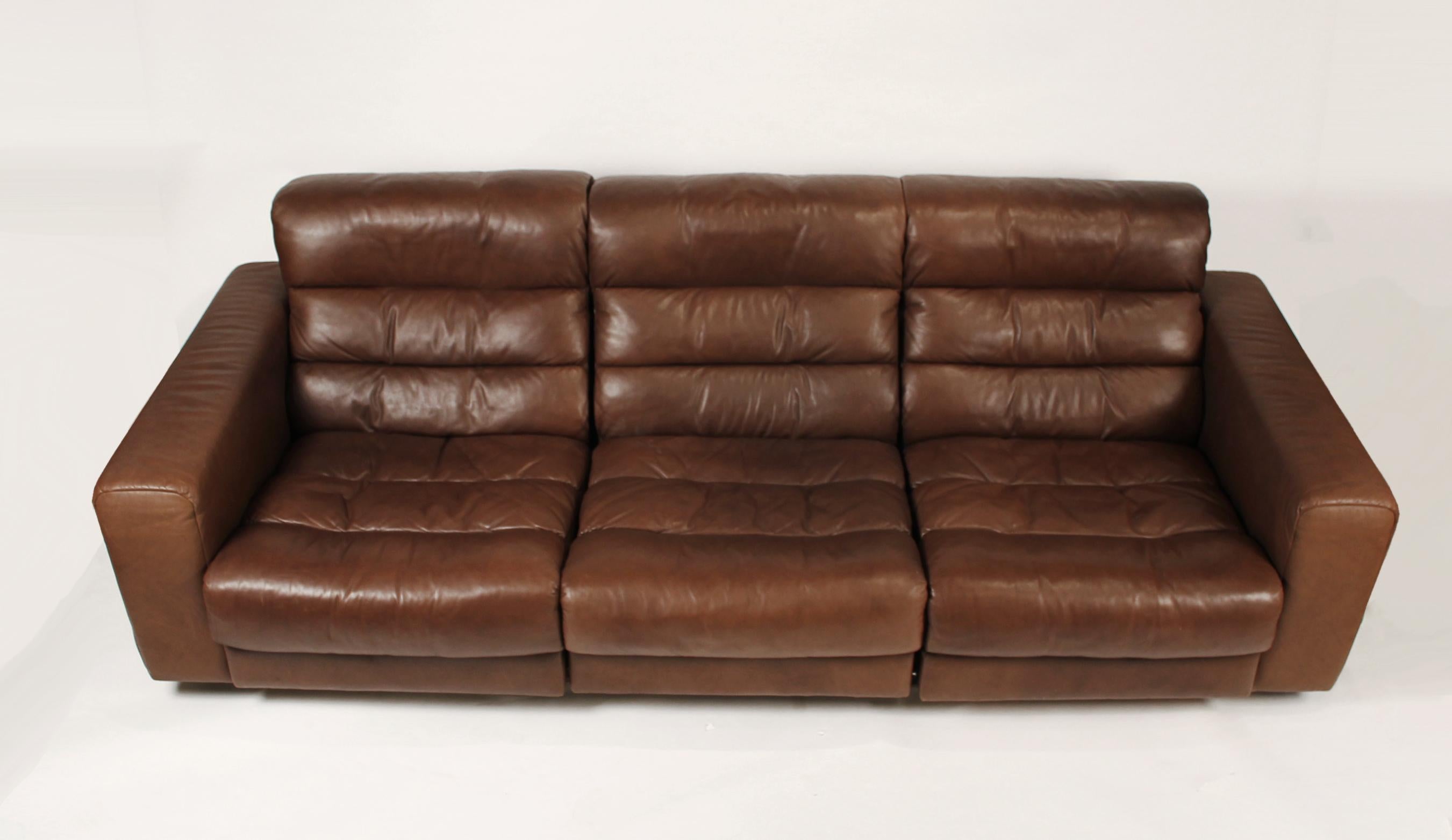 buffalo hide sofa