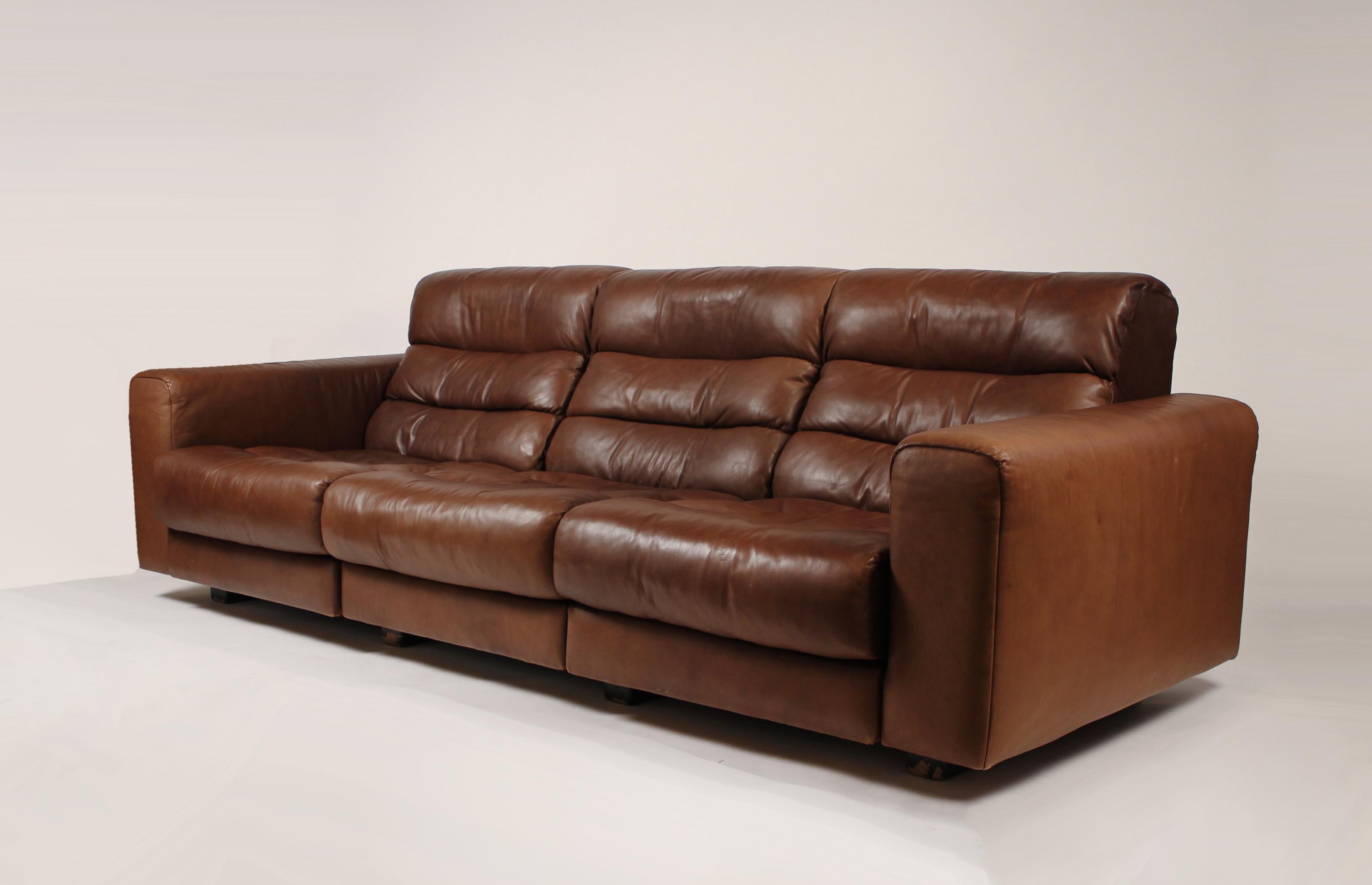 buffalo hide couch