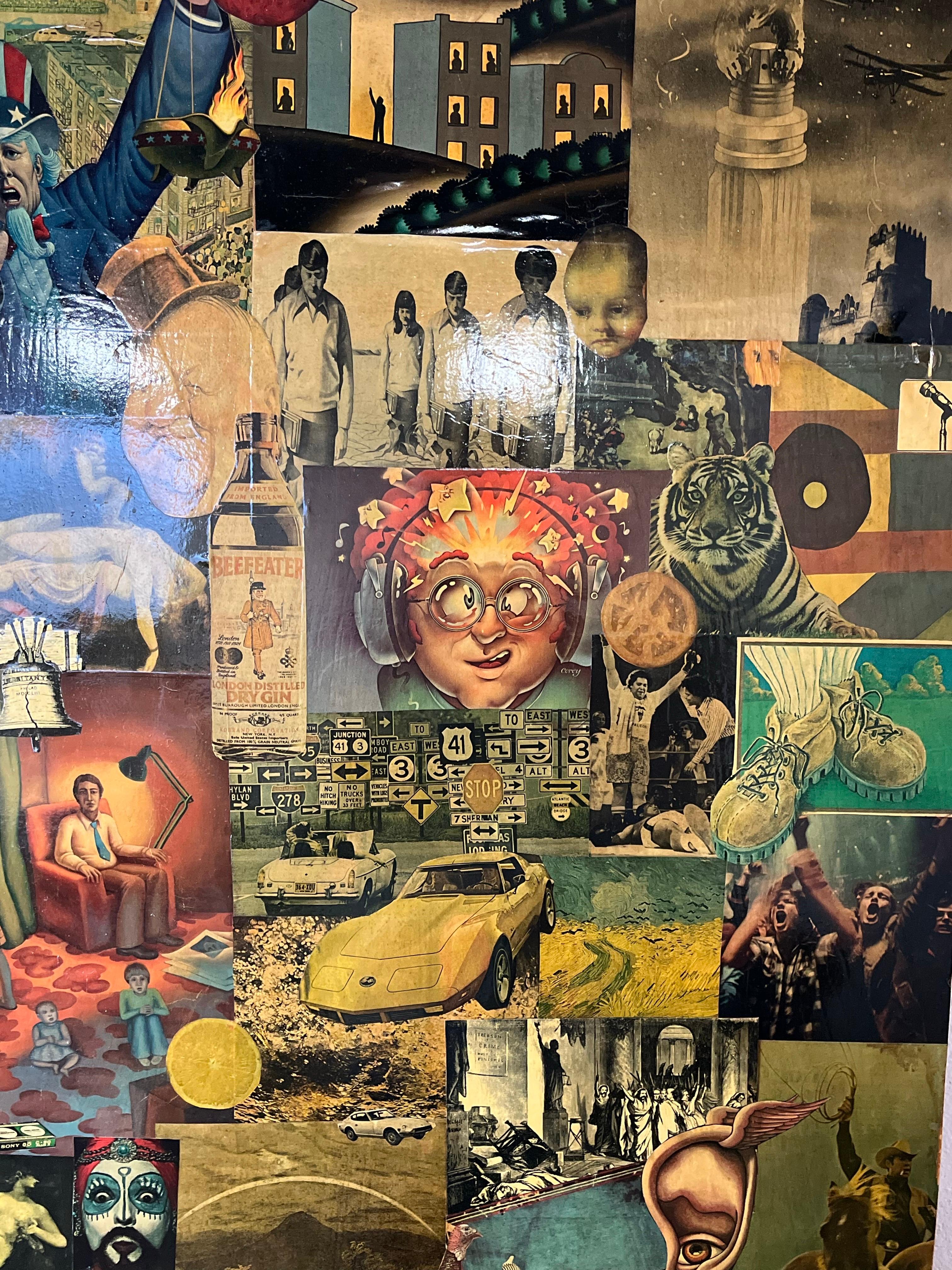 Porte dell'armadio Decopage Pop Art degli anni '70 in vendita 5