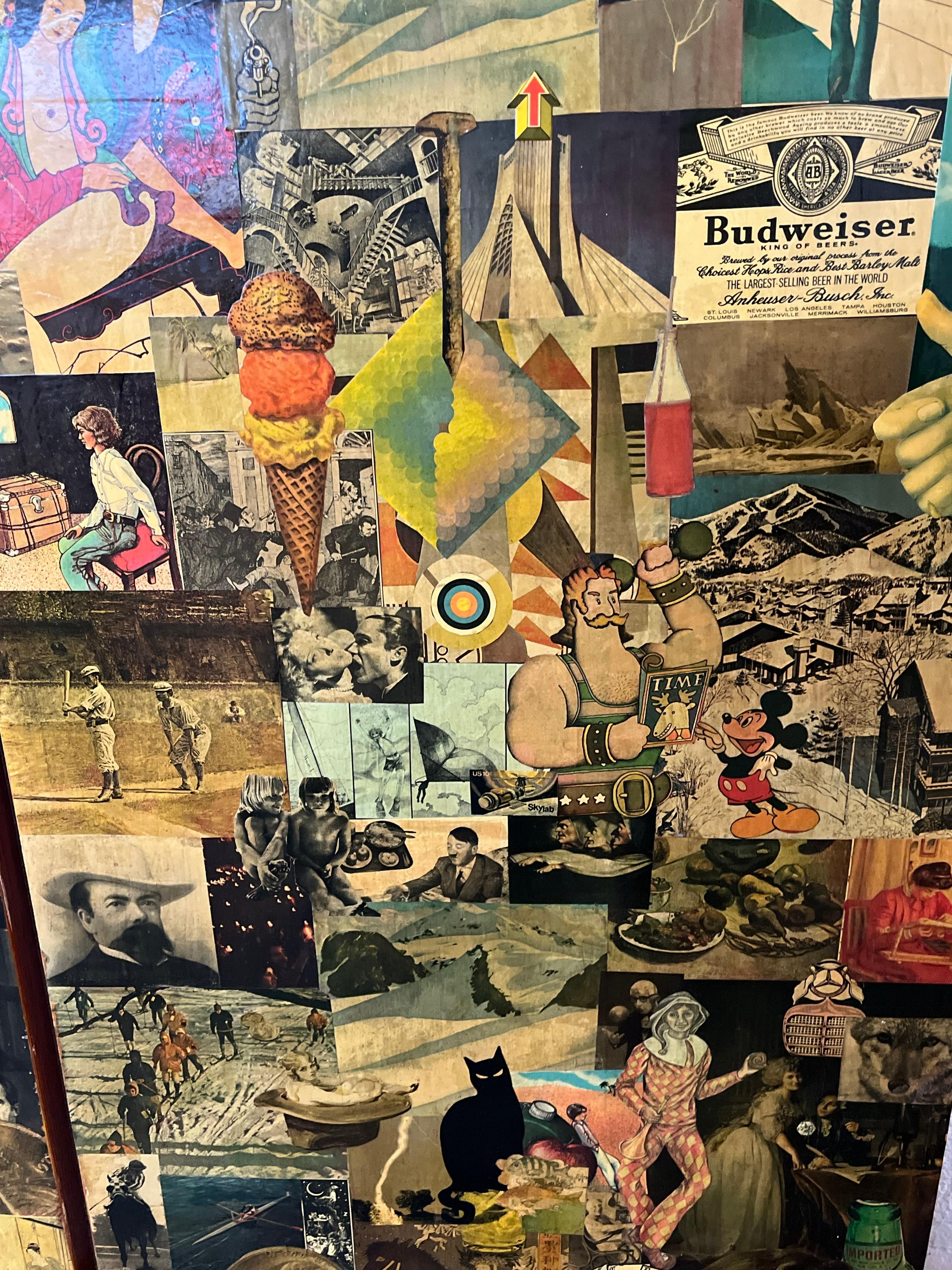 Porte dell'armadio Decopage Pop Art degli anni '70 in vendita 6