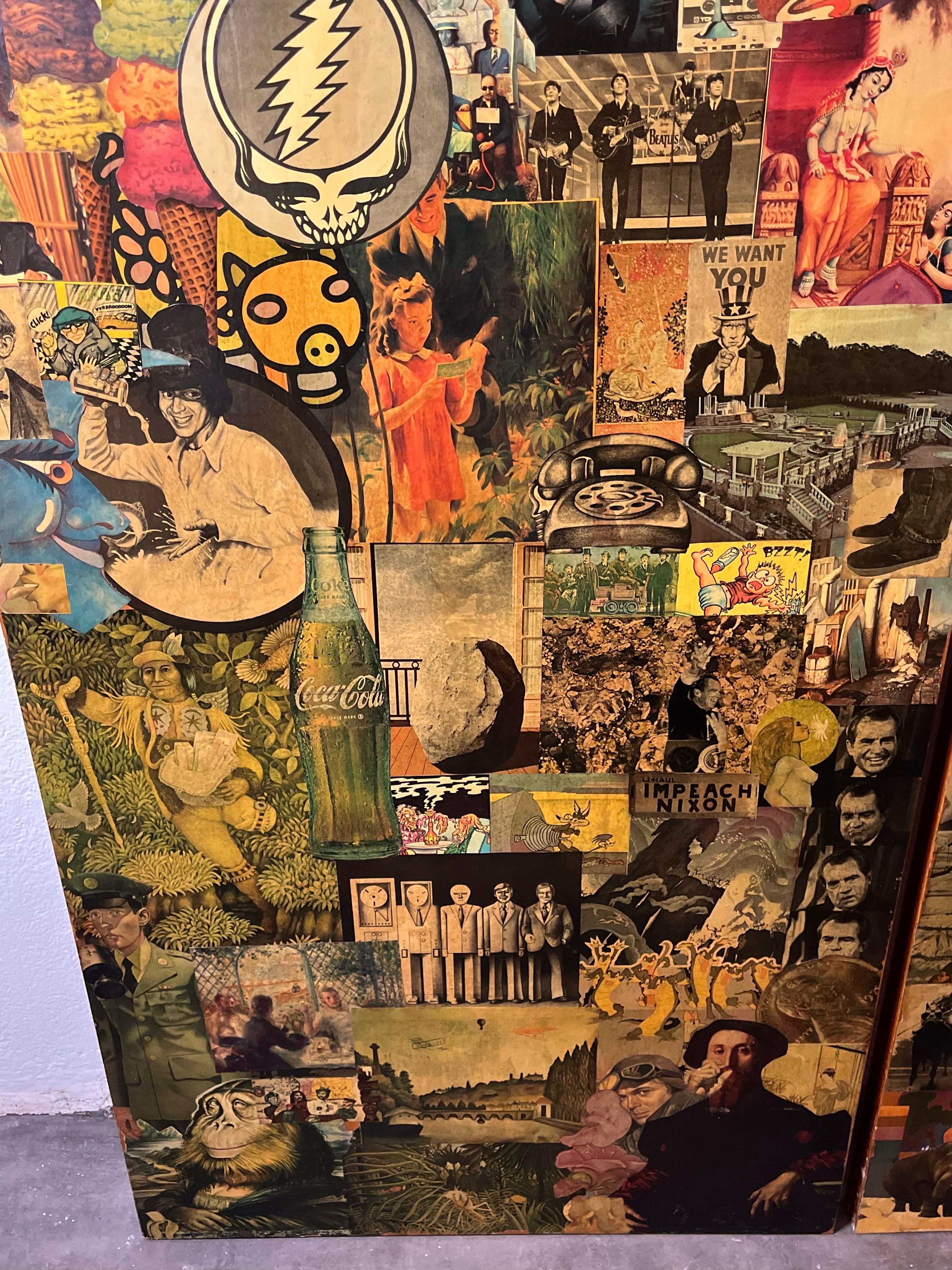 Porte dell'armadio Decopage Pop Art degli anni '70 in vendita 7