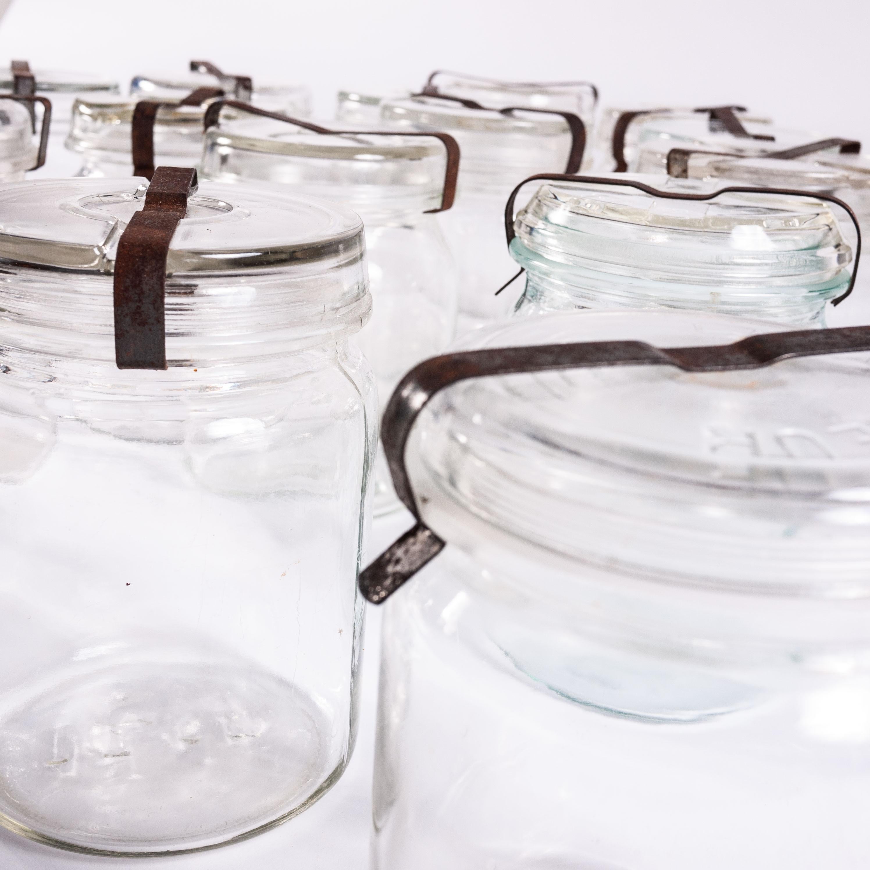 1970s Decorative French Preserving Jars In Good Condition In Hook, Hampshire