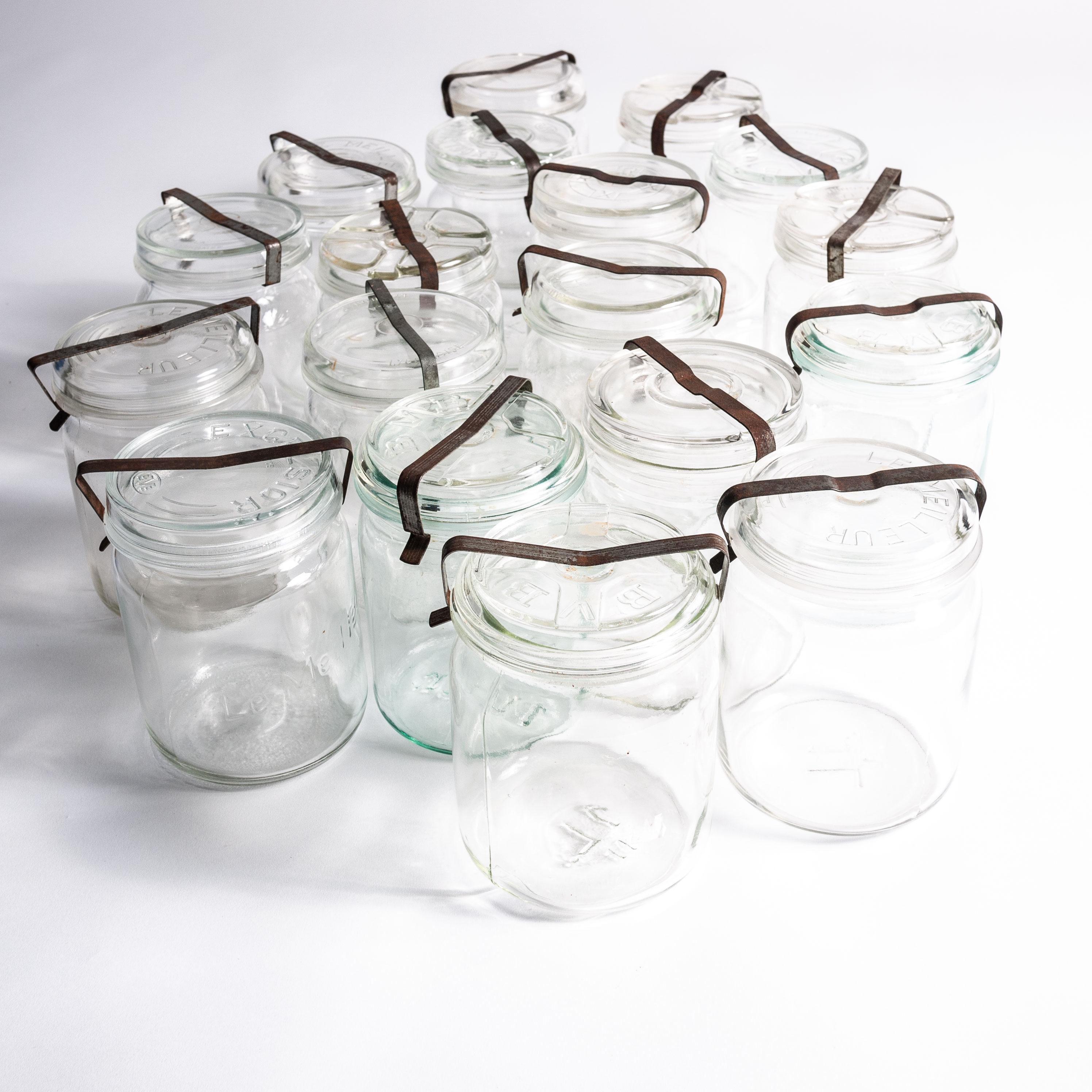 Late 20th Century 1970s Decorative French Preserving Jars