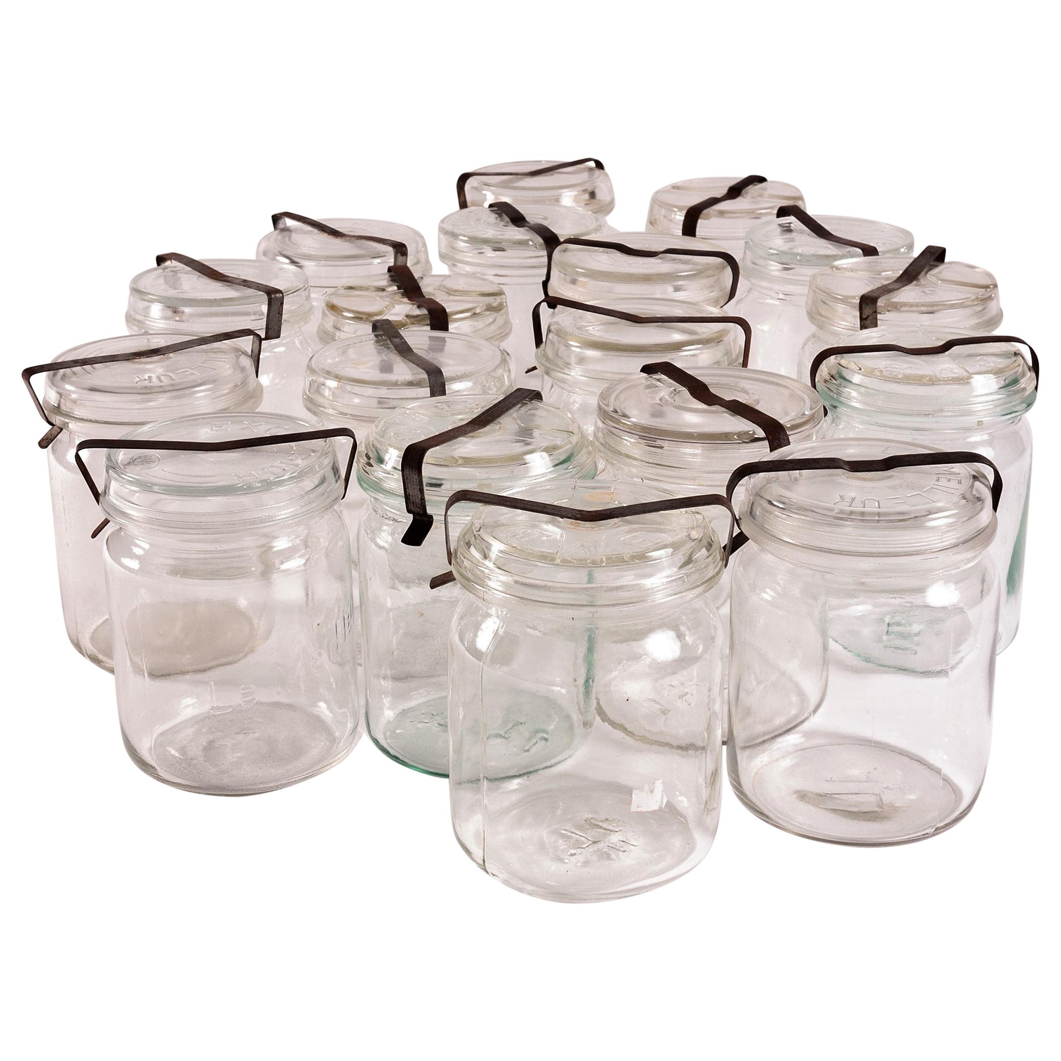 1970s Decorative French Preserving Jars