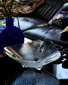 1970s Decorative Modernist Glass Bowl by Peill & Putzler, Germany