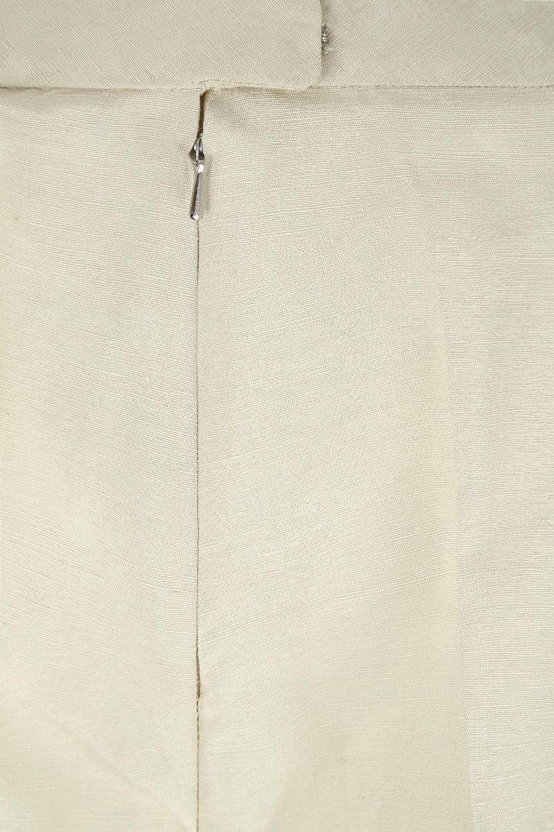 1970s Delmar Couture Raw Silk Safari Trouser Suit For Sale 3