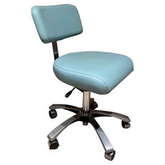 Retro 1970s Deluxe Brewer Desk Chair Doctor Stool Del Tube Corp