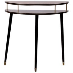 1970s Demilune Side Table