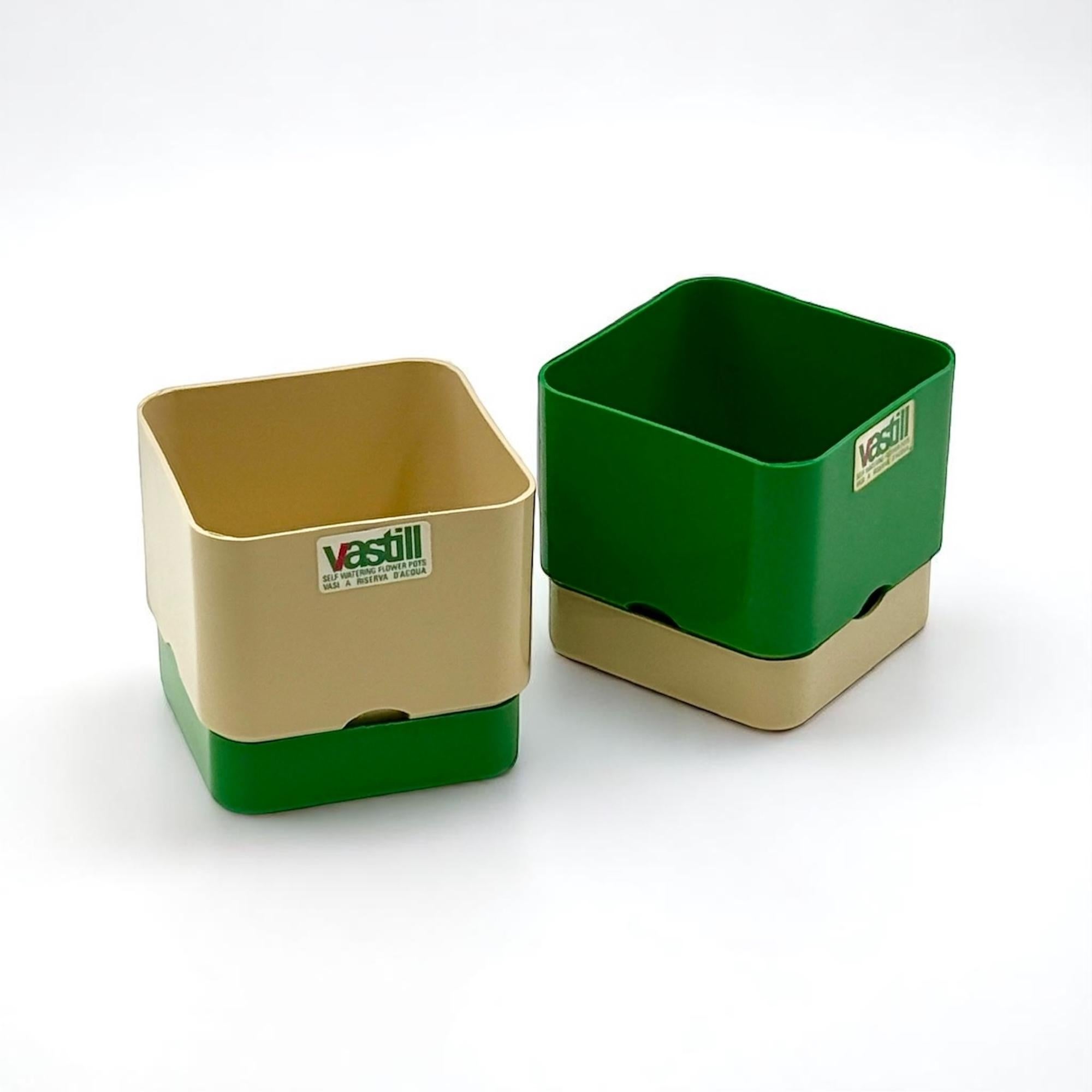 1970s Design Modular Planters 'Smeralda' by Studio Reflex for Vastill Italy NOS For Sale 4