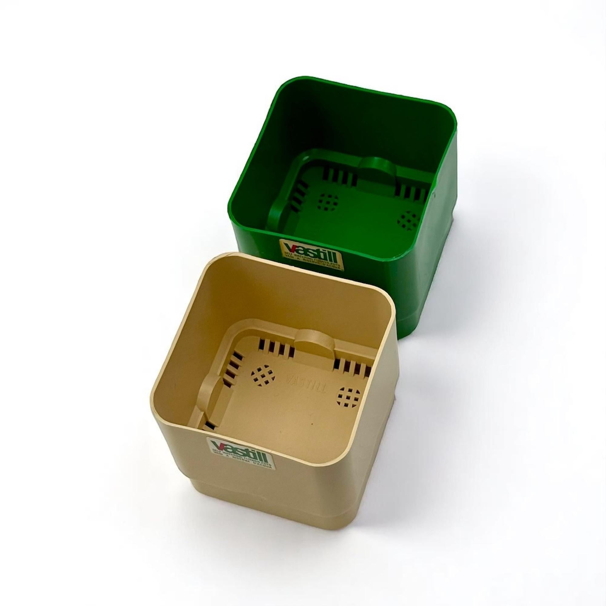 1970s Design Modular Planters 'Smeralda' by Studio Reflex for Vastill Italy NOS For Sale 2