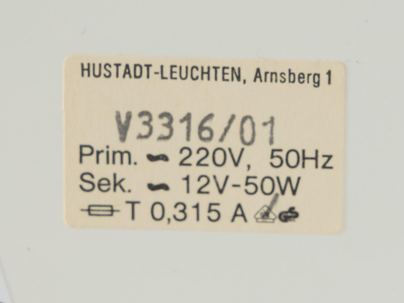 1970er Schreibtischlampe, Hustadt Leuchten im Angebot 5