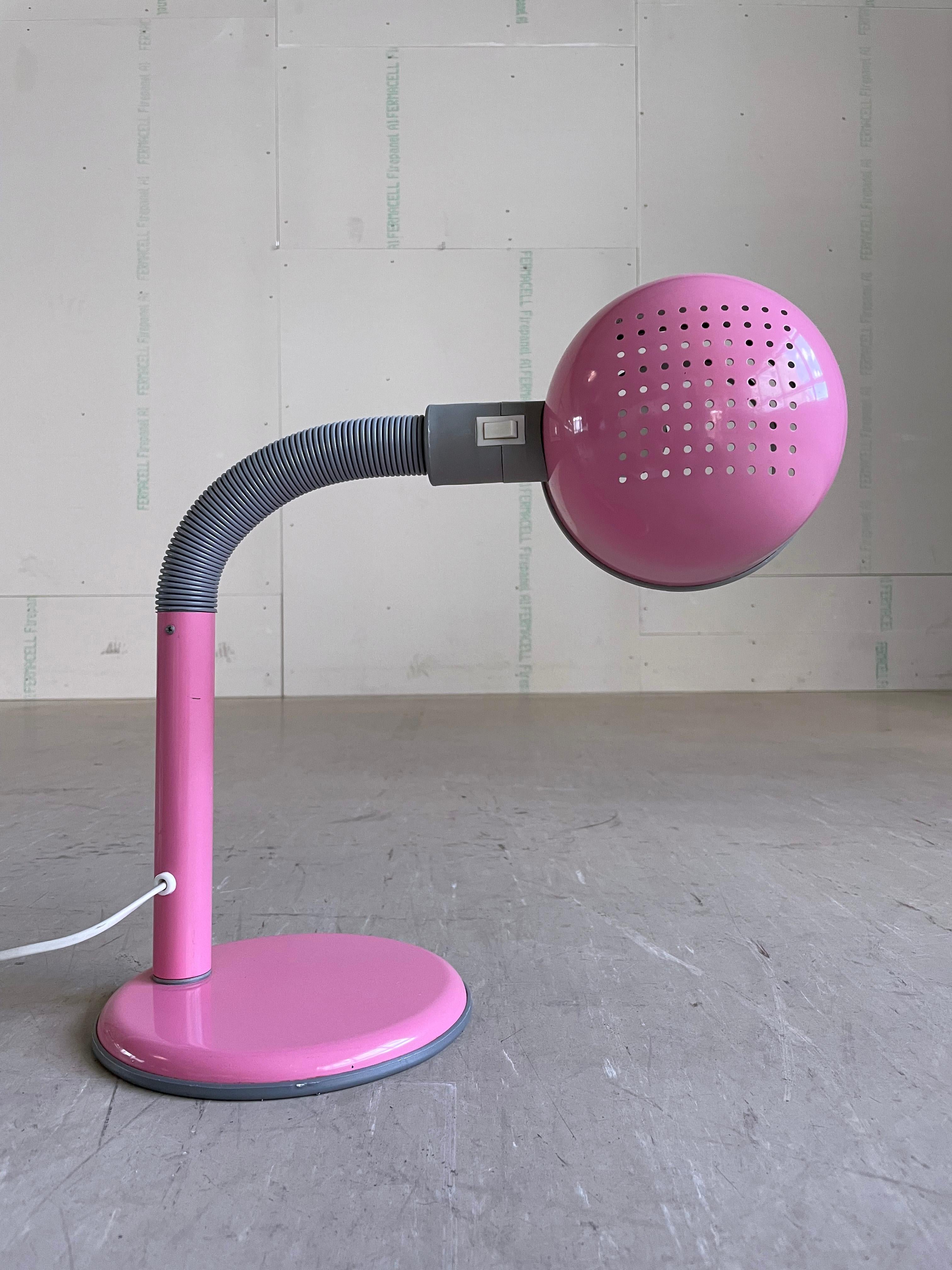 1970’s Desk / Table Lamp. Designed by Egon Hillebrandt for ALDA, Sweden In Good Condition For Sale In Bern, CH