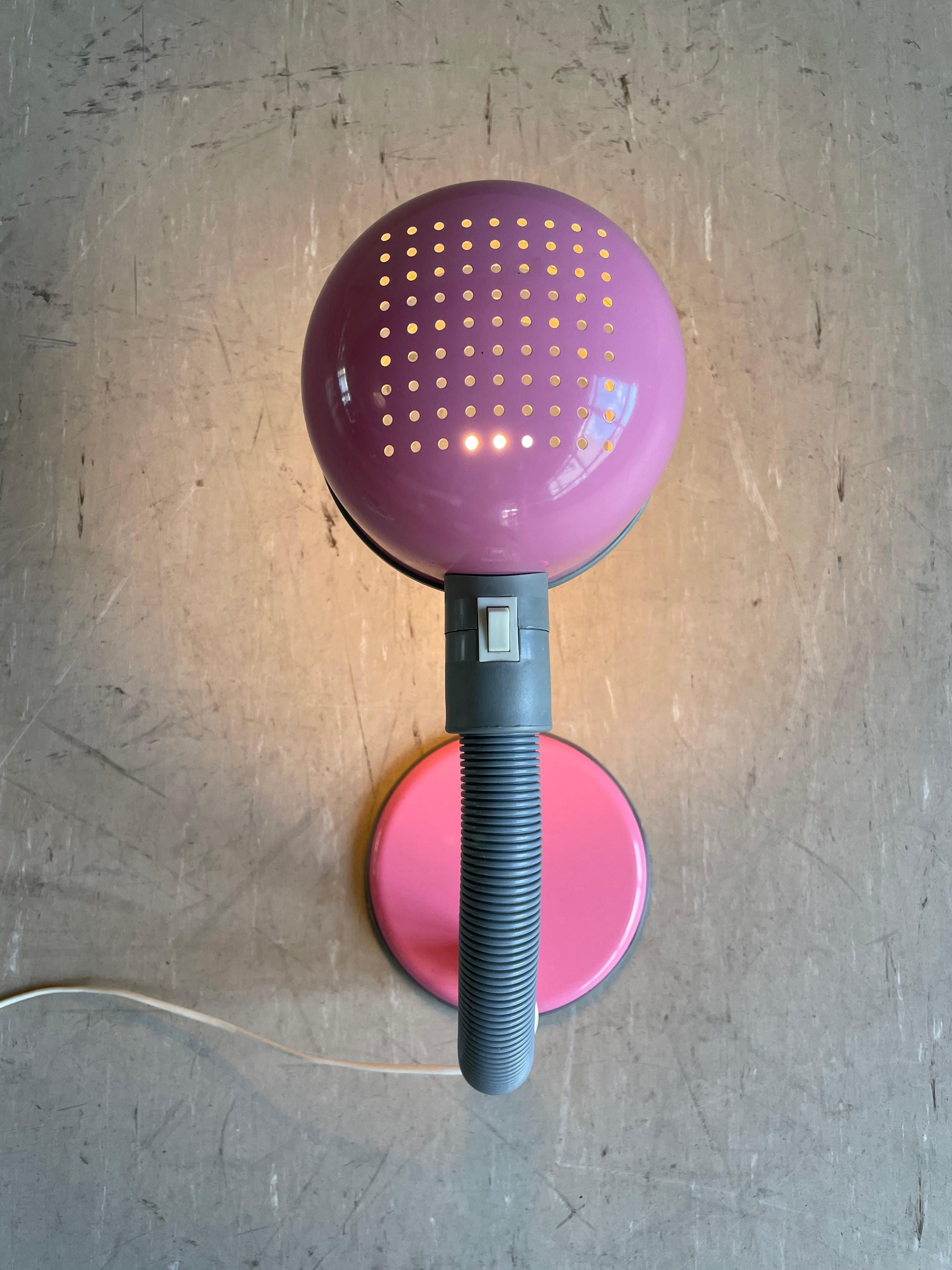 Metal 1970’s Desk / Table Lamp. Designed by Egon Hillebrandt for ALDA, Sweden For Sale