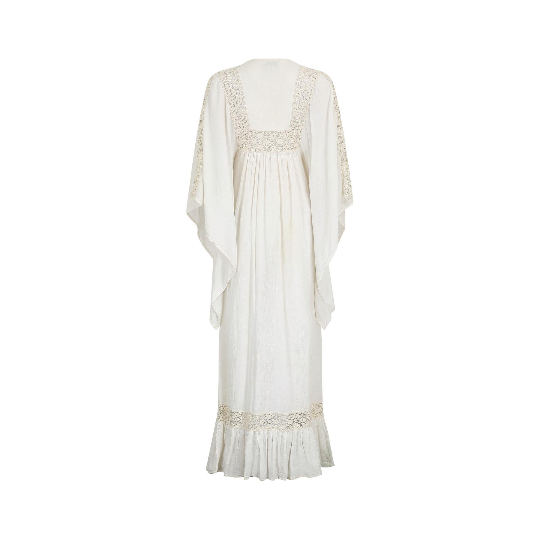 angel sleeve white dress