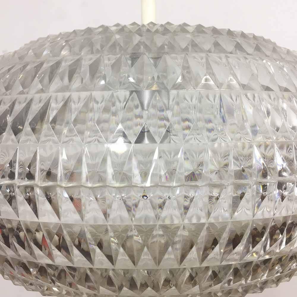 1970s Diamond Hanging Light by Aloys Gangkofner for Erco Lights in Germany For Sale 2
