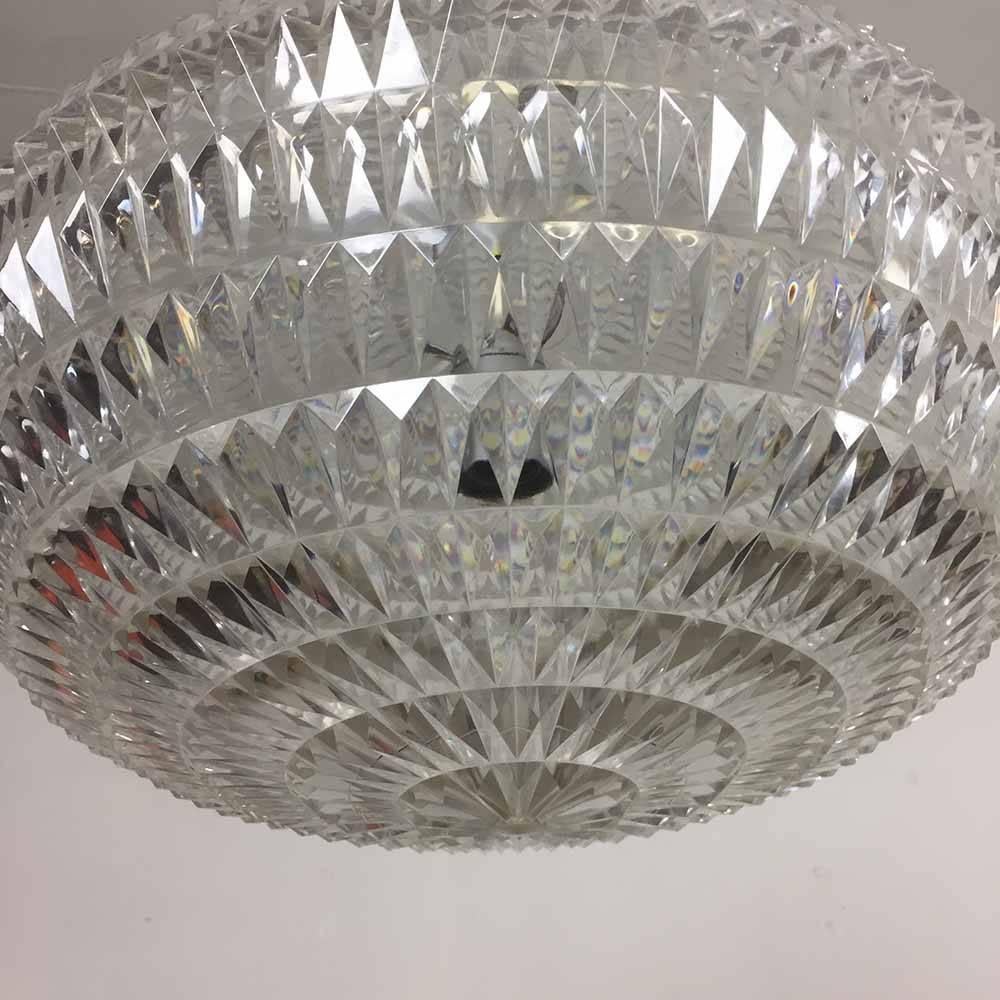 1970s Diamond Hanging Light by Aloys Gangkofner for Erco Lights in Germany For Sale 3