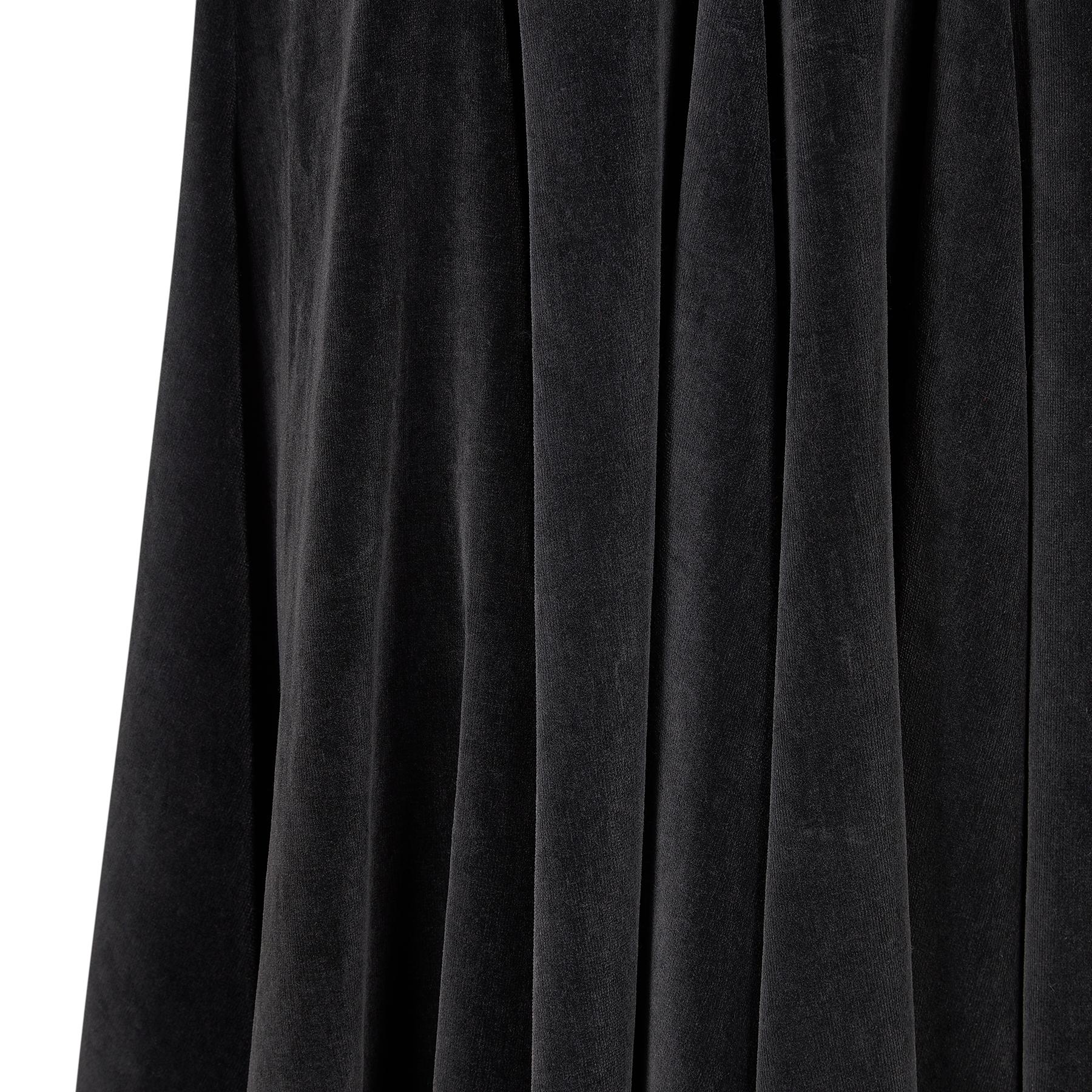 velvet fishtail skirt
