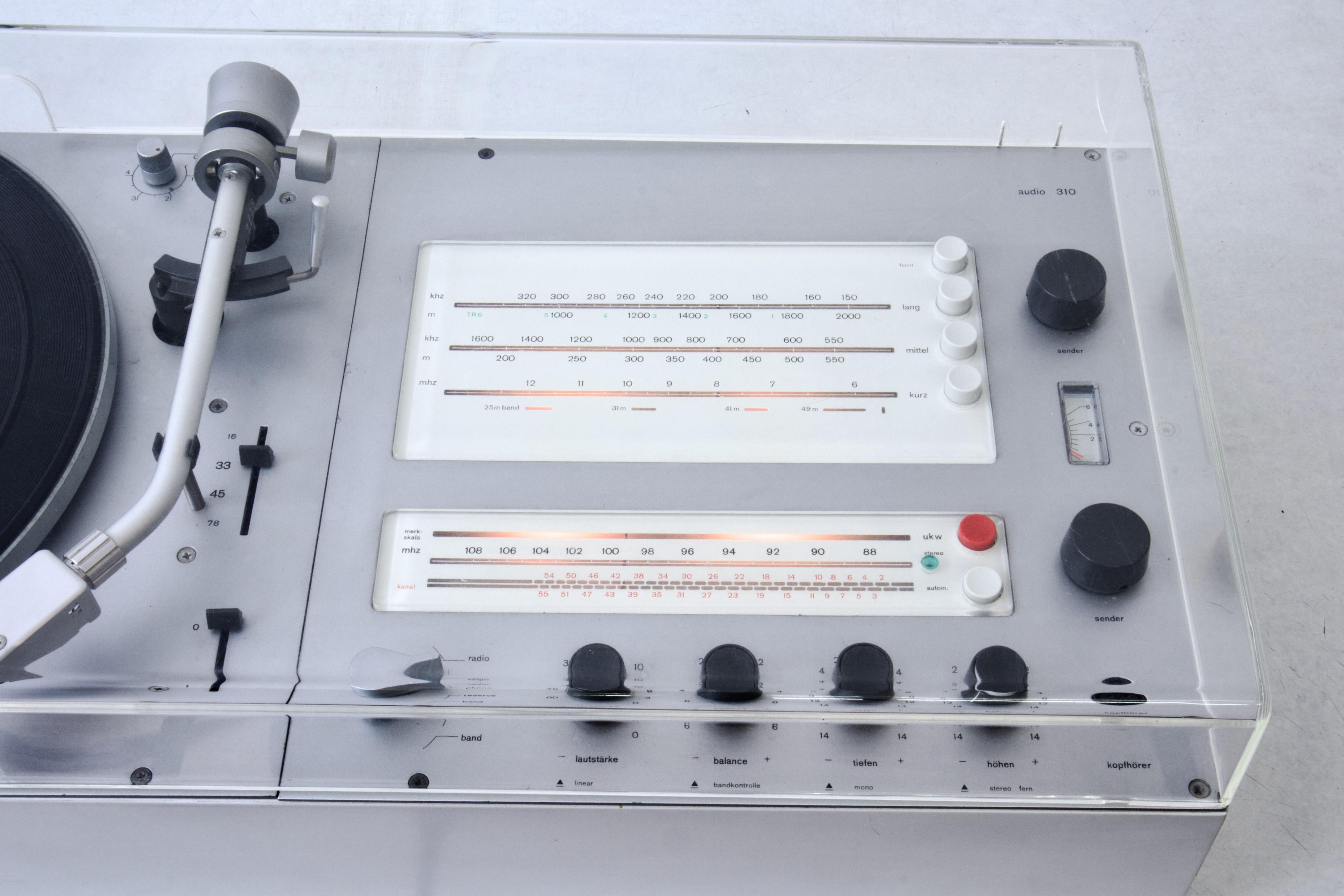 1970s Dieter Rams for Braun HiFi Audio Set Record Player, Amp, Radio, Speakers 11