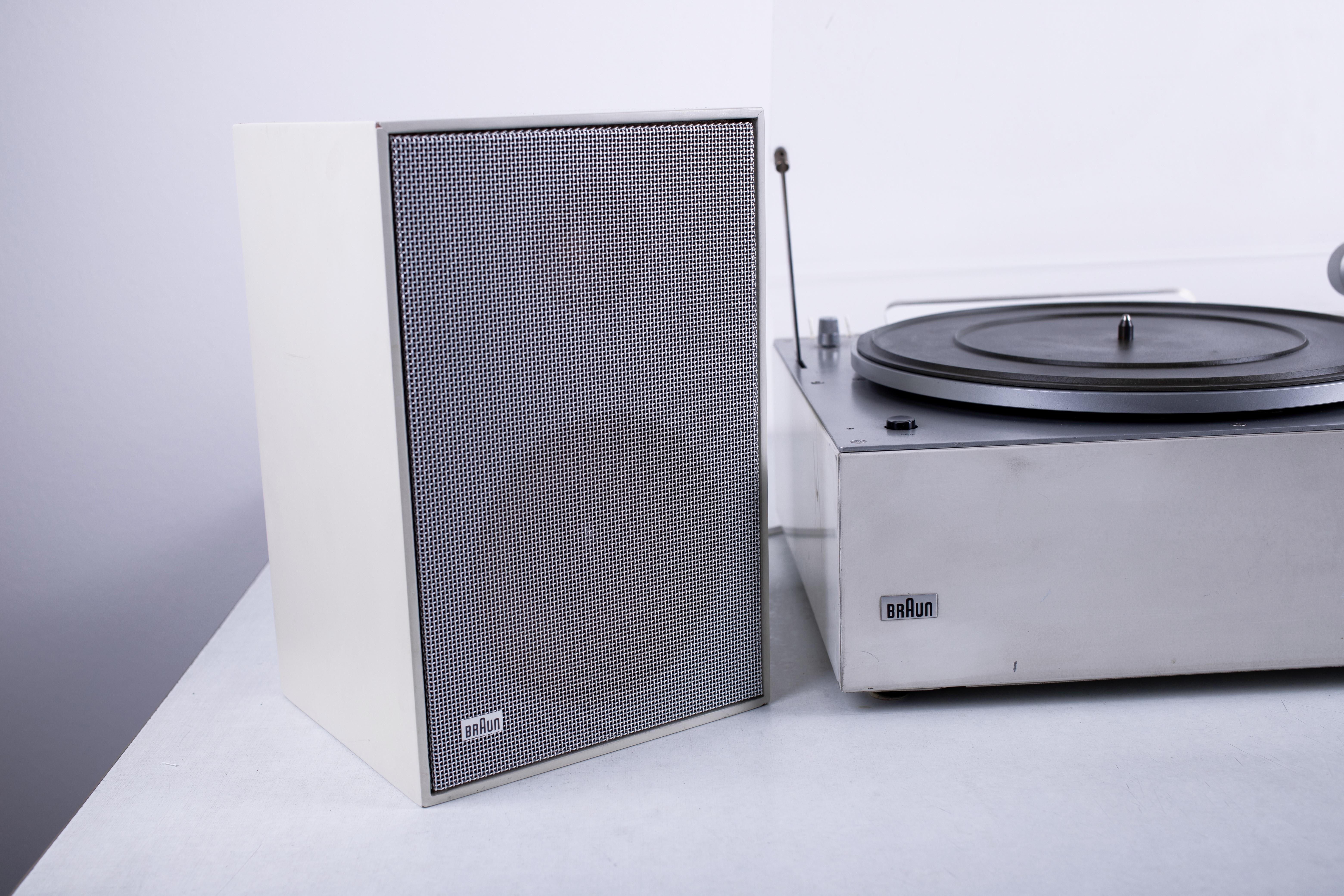 1970s Dieter Rams for Braun HiFi Audio Set Record Player, Amp, Radio, Speakers 9