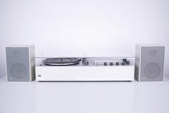 1970s Dieter Rams for Braun HiFi Audio Set Record Player, Amp, Radio, Speakers
