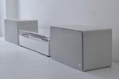 1970s Dieter Rams for Braun HiFi Audio Set Record Player, Amp, Radio, Speakers