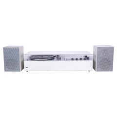 1970s Dieter Rams for Braun HiFi Audio Set Record Player, Amp, Radio, Speakers